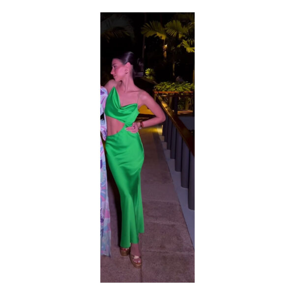 Bal Midi  Green Dress