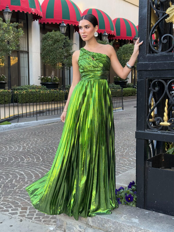 Saliha Metallic Dress