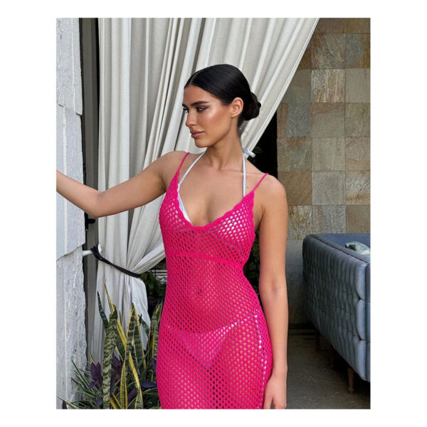 Kaia Hot Pink Cover-Up - Image 2