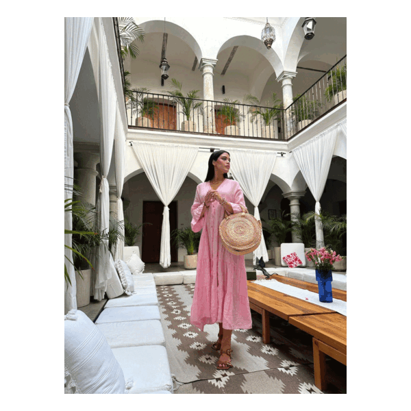 Bonnibelle Pink Midi Dress