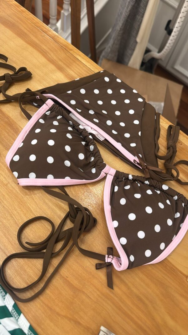 Chocolate Polka Dot Bikini
