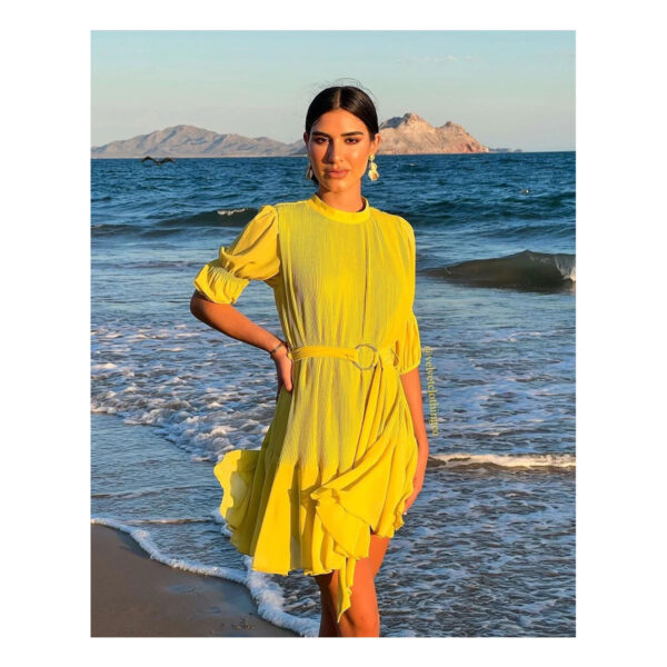 Vestido Amarillo Avila Mini - Image 2