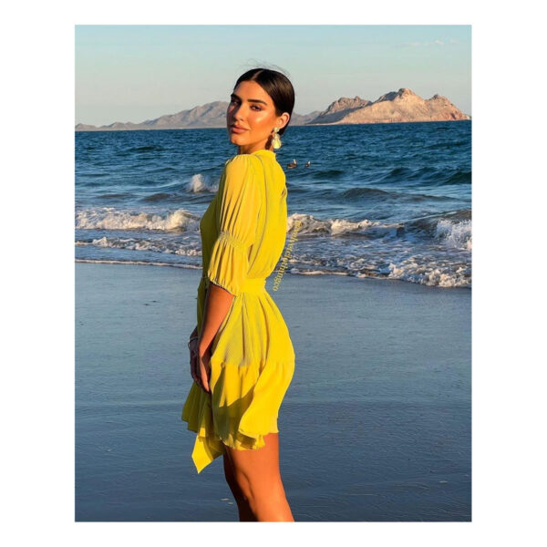 Vestido Amarillo Avila Mini - Image 4