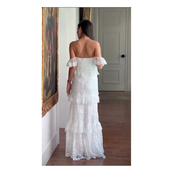 Margarita White Dress - Image 4