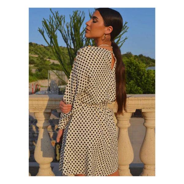 Vestido Neutral Polka - Image 2