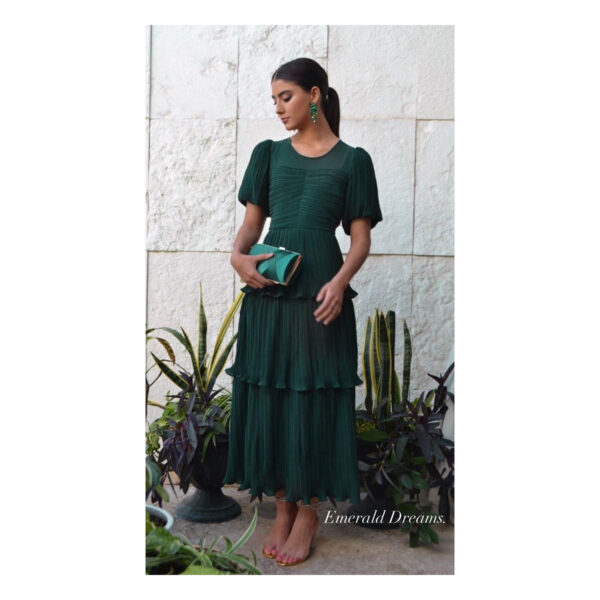 Vestido Verde Amaia Midi
