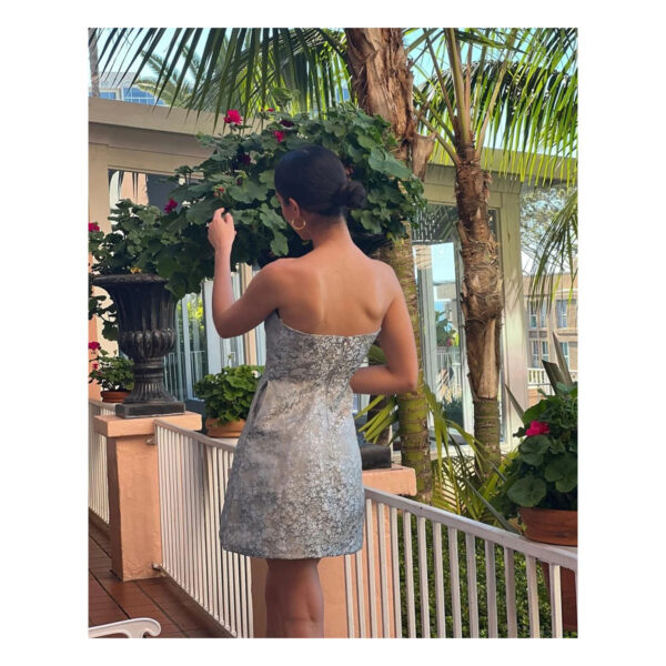 Vestido Gris Miriam - Image 3