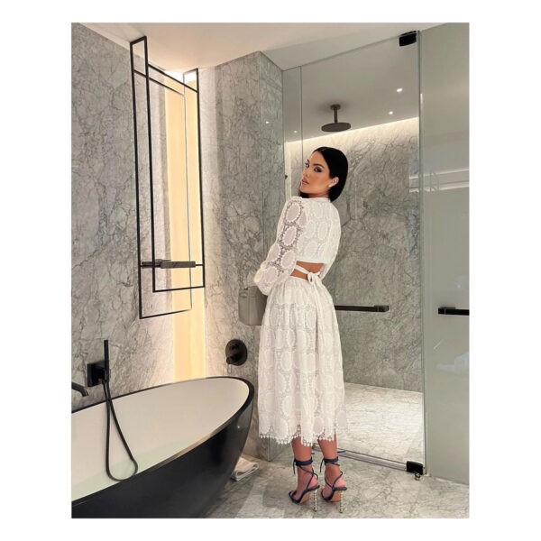 Vestido Blanco Zinerva - Image 2