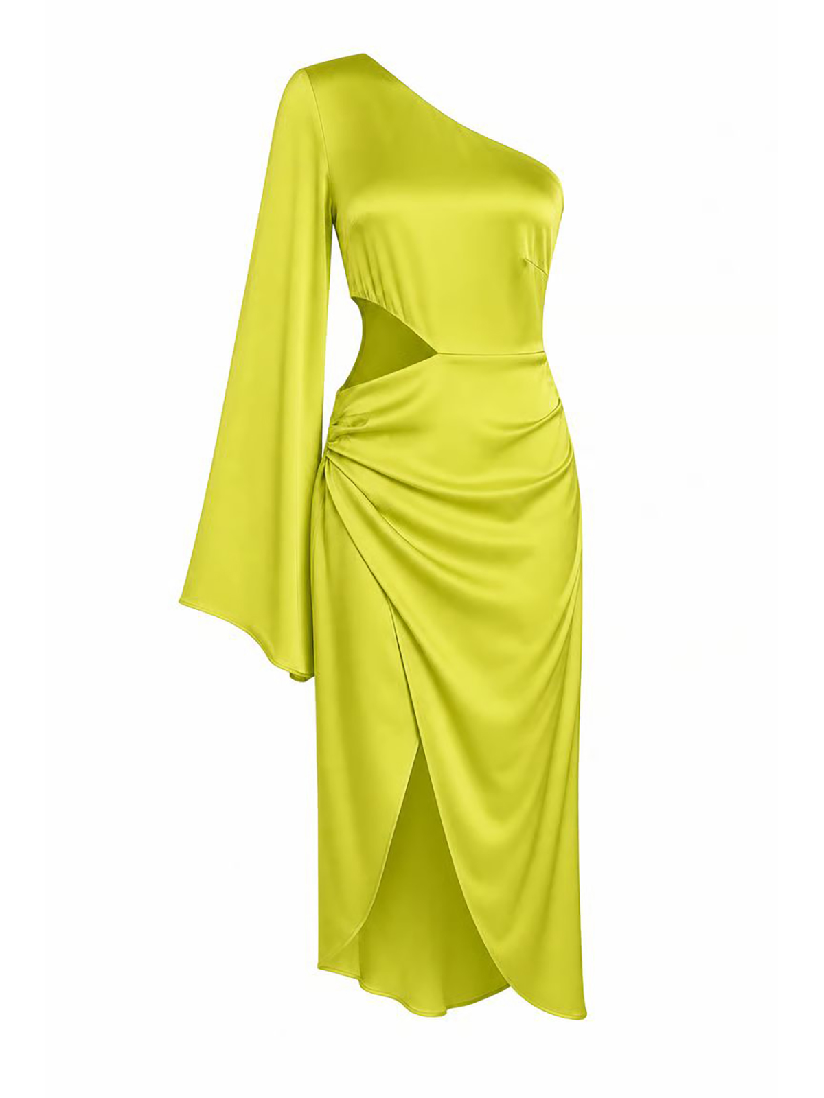 Spotlight Stealing Satin Dress