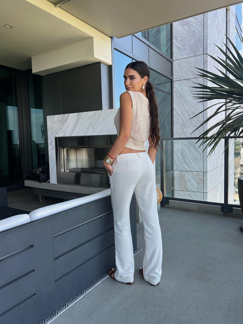 Iriome Cream Pants - Image 4