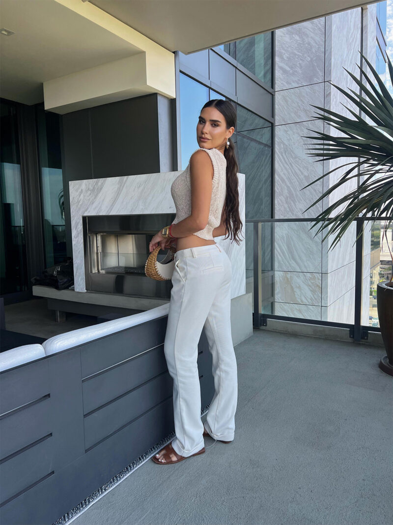 Iriome Cream Pants - Image 3