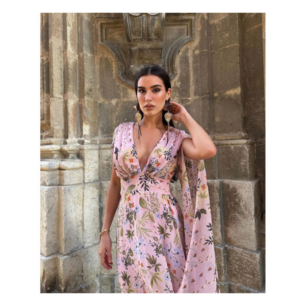 Vestido Rosa Norelia Floral - Image 4