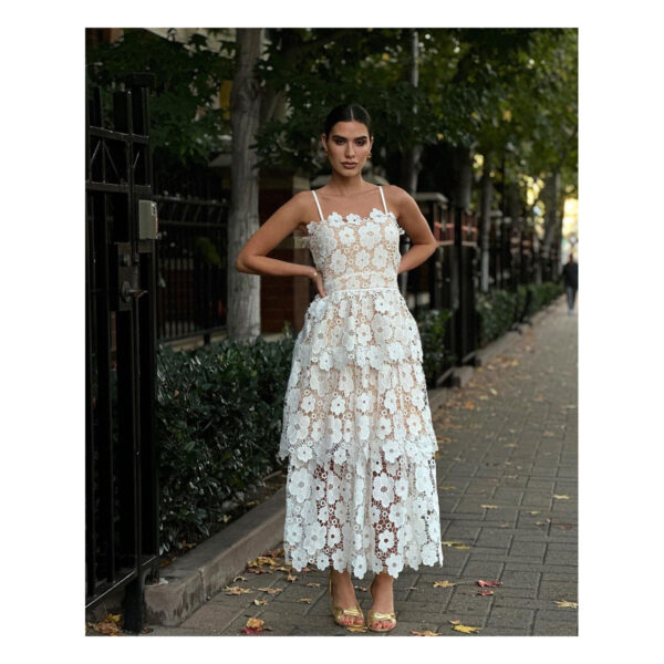 Yeniza Midi Dress - Image 8