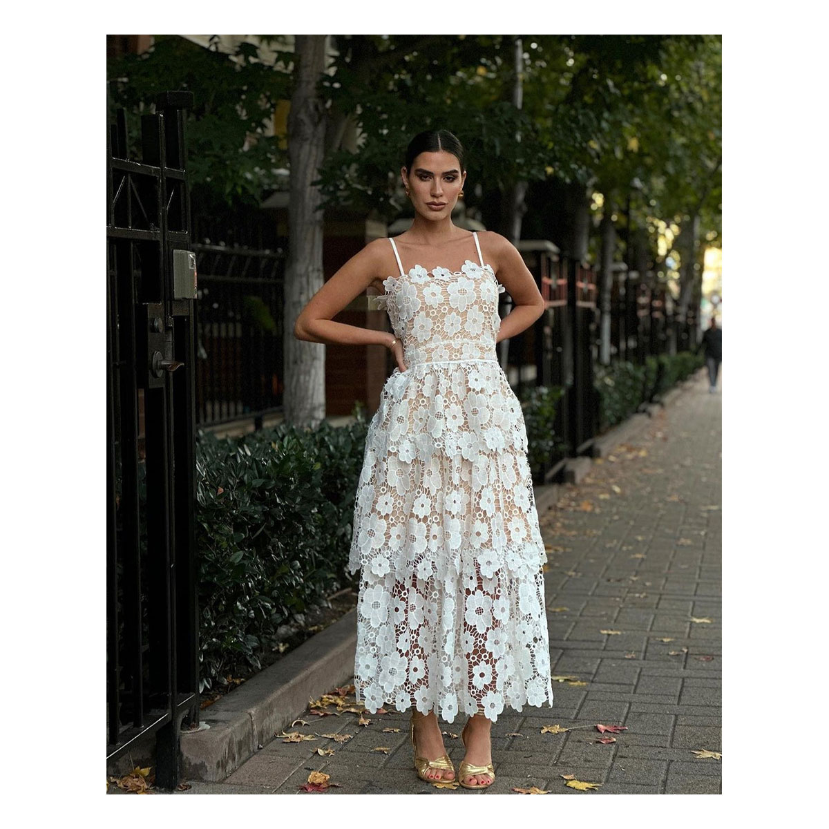 Yeniza Midi Dress - Image 8