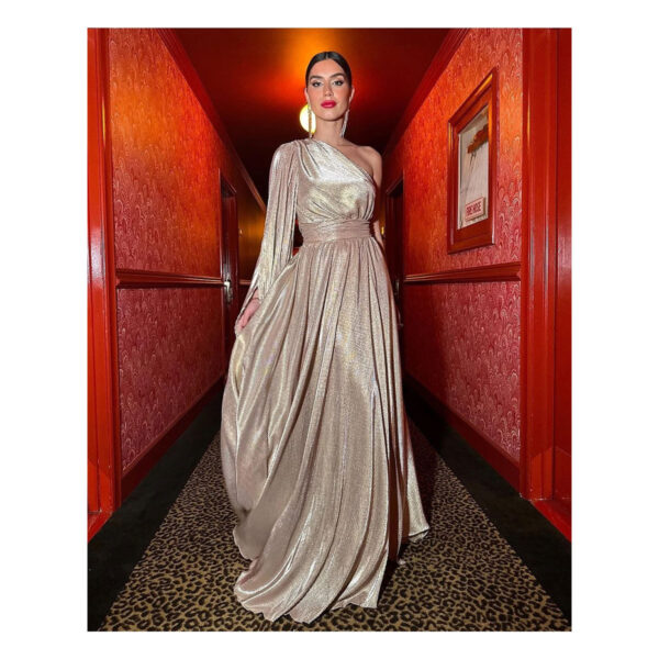 Alizze Metallic Dress - Image 2