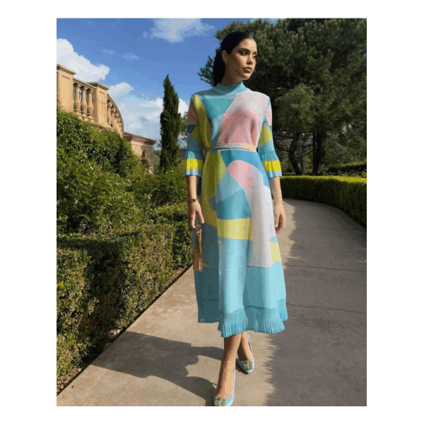 Calida Multicolor Midi Dress
