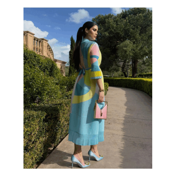 Calida Multicolor Midi Dress - Image 2