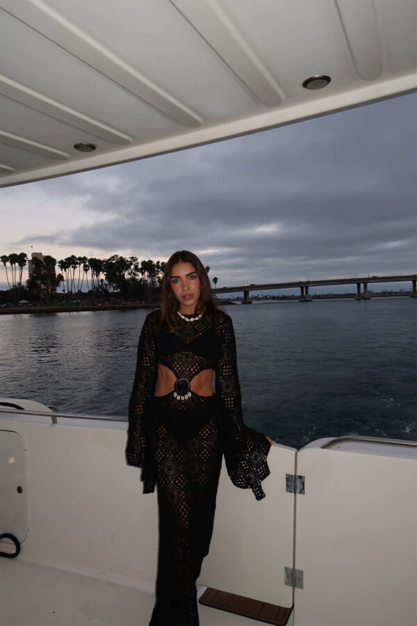 Bodrum Crochet Dress - Image 4