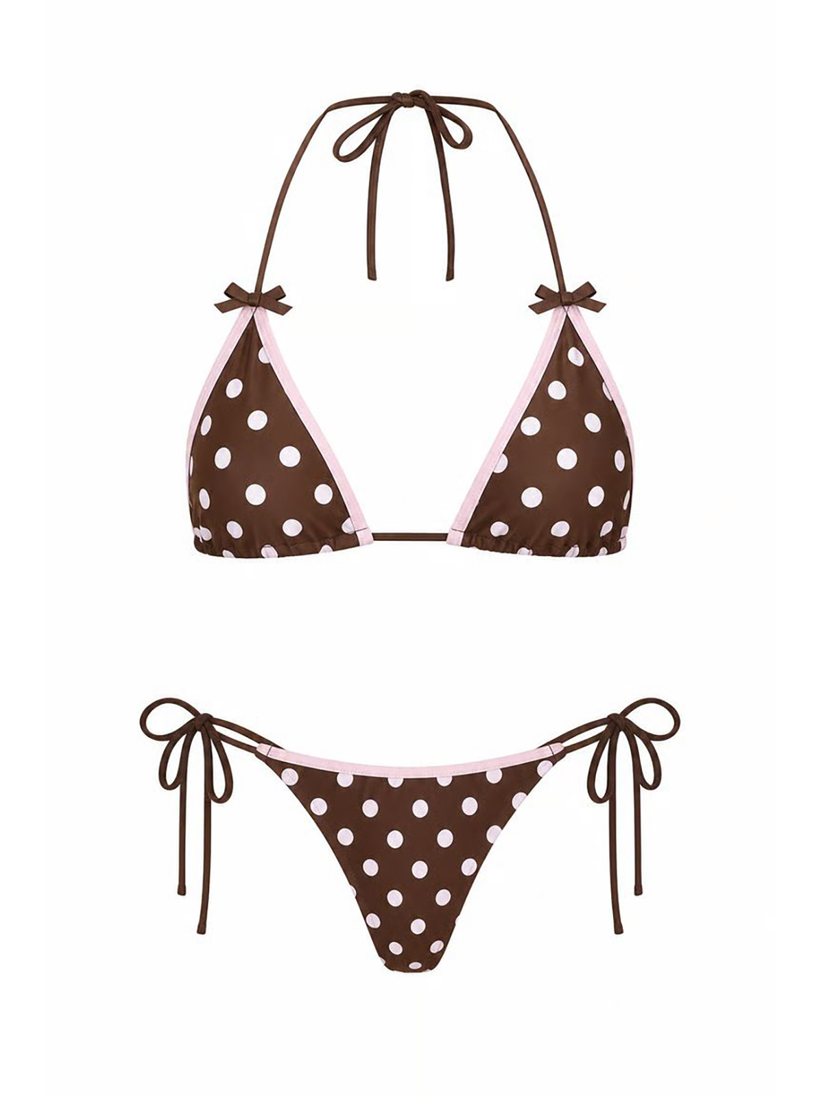 Chocolate Polka Dot Bikini
