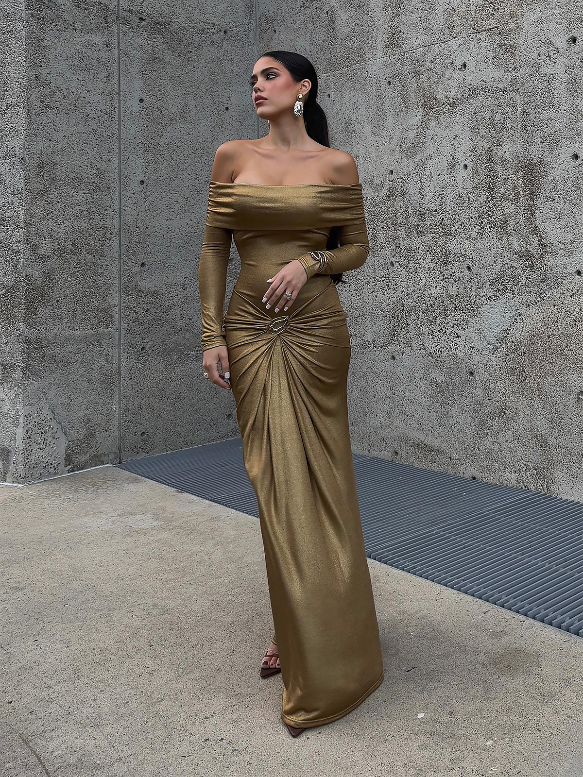 Gold Dress