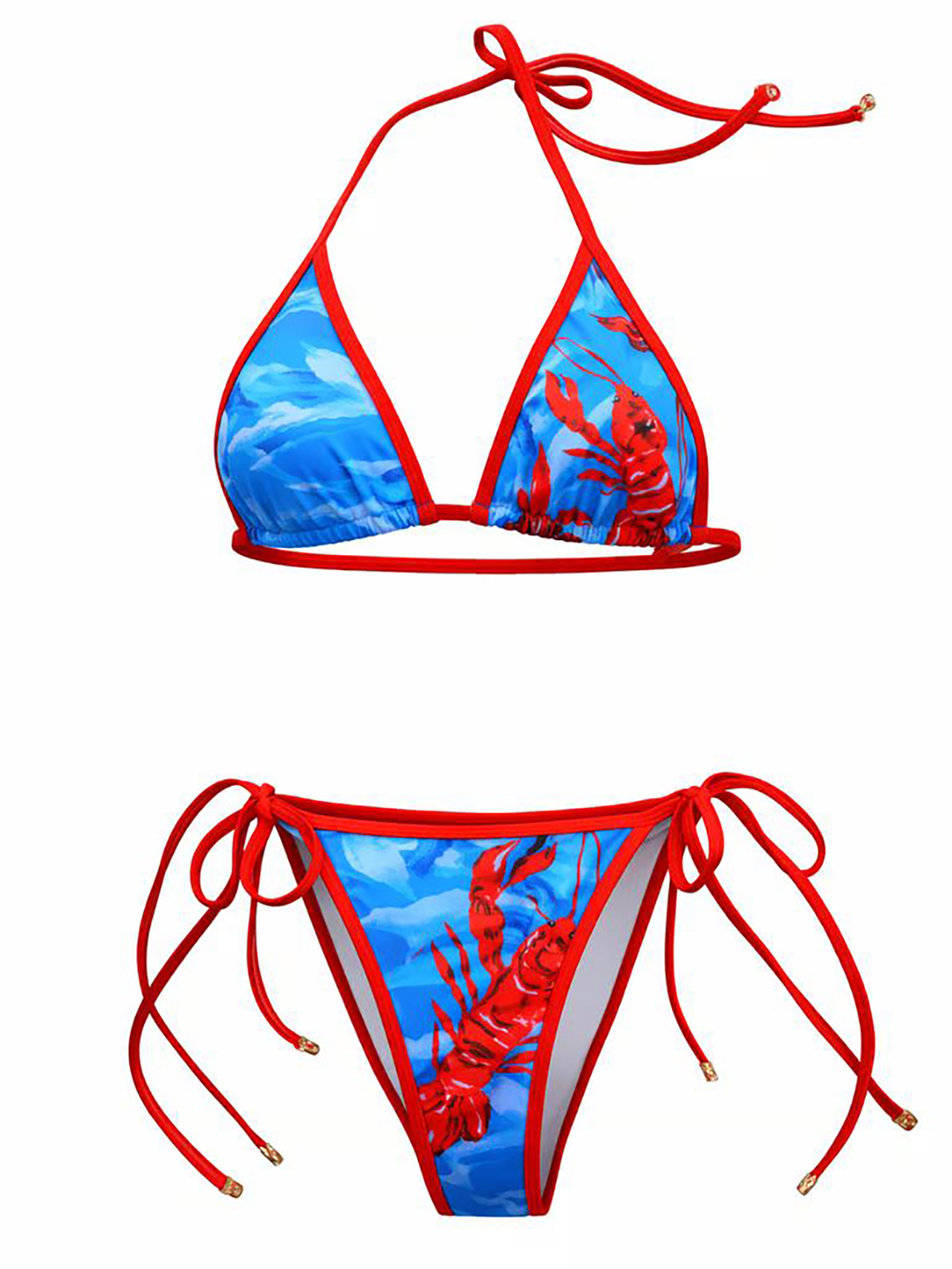 Blue Lobster Bikini